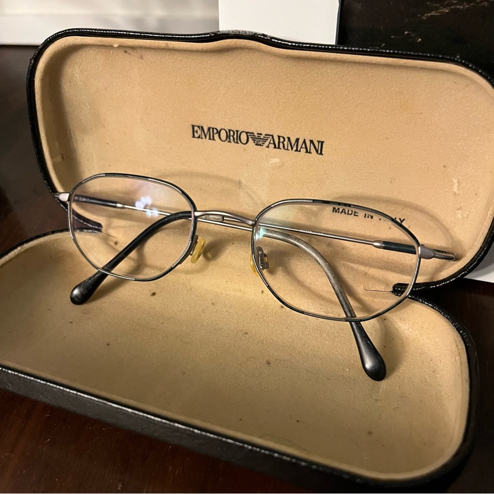 vintage emporio armani eyeglasses